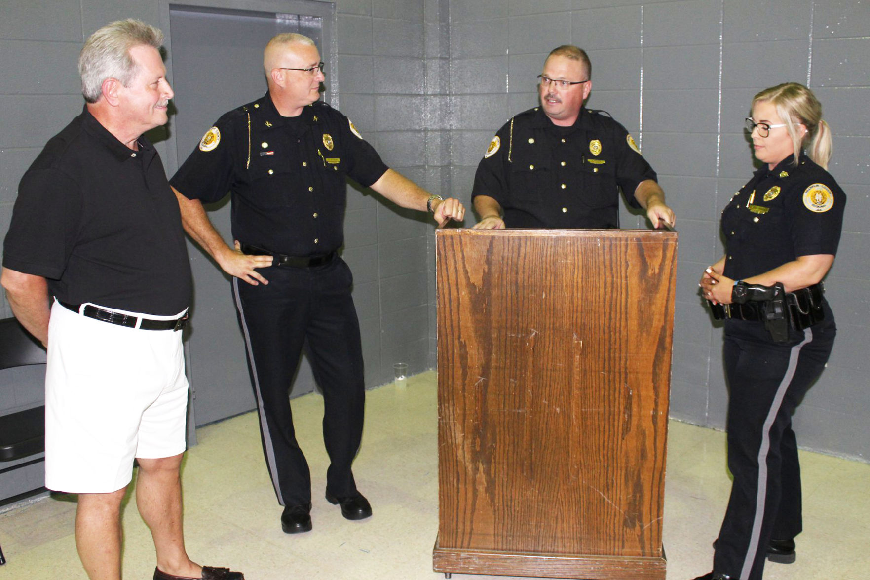 PHOTO: Banta sworn in as jailer